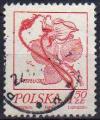 Pologne/Poland 1974 - Fleur : rose, obl. - YT 2138 