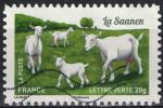 France 2015 Oblitr Used Stamp Goat Chvre La Saanen Y&T 1103