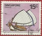 Singapur 1980.- Barcos. Y&T 337a. Scott 339. Michel 345y.