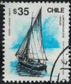Chili 1989 Oblitr Used Bateau Voilier Lanchon Chilote le de Chilo Y&T CL 917