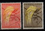Nouvelle Guine hollandaise : n 25 et 26 o oblitr anne 1954