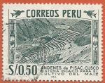 Peru 1967.- Andenes de Pisac. Y&T 481. Scott 500. Michel 661.