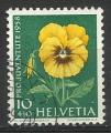 Suisse 1958; Y&T n 617; fleur, pense; Pro Juventute