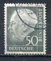 Timbre  ALLEMAGNE RFA 1953 - 54   Obl    N  71 A    Y&T   Personnage 
