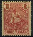 France : Guine n 22 oblitrr anne 1904
