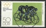 RDA 1980; Y&T n 2189, 50p J.O. de Moscou, cyclisme