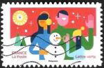 FRANCE 2023 - AA 74L - Ces timbres qui nous rapprochent - Bonhomme de neige