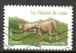 France Oblitr Adhsif Yvert N958 Vache Villard de Lans 2014