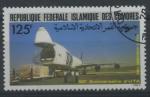 Comores : poste arienne n 222 oblitr anne 1985