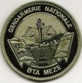 Ecusson Gendarmerie Nationale B.T.A MEZE 34 vert kaki