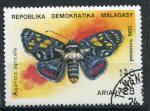 Timbre Rpublique de MADAGASCAR  1992  Obl  N 1071  Y&T  Papillon