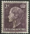 Luxembourg 1948; Y&T n 421; 2F, brun-lilas, Grand- Duchesse Charlotte