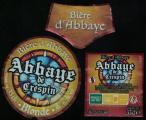 France Lot 3 Etiquettes Bire Beer Labels Abbaye de Crespin Blonde