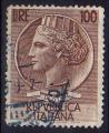 Italie/Italy 1955 - Srie courante: monnaie syracusaine (grand format) -YT 729 