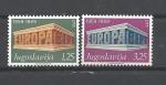 Europa 1969 Yougoslavie Yvert 1252 et 1253 neuf ** MNH