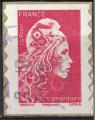 France 2018 rond dat Marianne d'Yseult Digan Autoadhsif LP 20g. Y&T 1599 SU