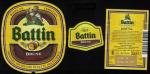 Luxembourg Lot 3 tiquettes Bire Beer Labels Battin Brune