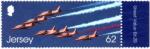 Jersey 2014 - 50 ans Red Arrows: formation en V - YT 1912 / SG 1848 **