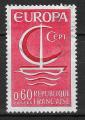 FRANCE - 1966 - Yt n 1491 - Ob - EUROPA 0,30c rouge