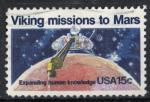 USA 1978, Y&T n 1217; 15c, mission Viking sur Mars