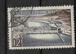France - 1956 - YT n   1078  oblitr, 