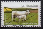 957 - Vaches de nos rgions: la mirandaise - oblitr - anne 2014