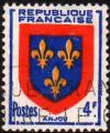 FRANCE - 1949 - Y&T 838 - Anjou(4) - Oblitr