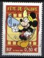 TIMBRE FRANCE 2004  - YT  3641 Fte du timbre 2004 - Walt Disney Mickey 
