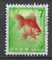 JAPON - 1966/69 - Yt n 837 - Ob - Poisson rouge