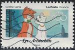 France 2023 Oblitr Used Disney 100 ans d'histoires  partager Les Aristochats