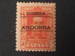 Andorre espagnol 1928 - Y&T 9 neuf *