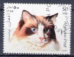 Timbre  AFGHANISTAN  1997  Obl  N 1532  Y&T  Faune  Chats