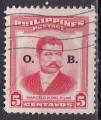 PHILIPPINES service N 87 de 1959 oblitr  
