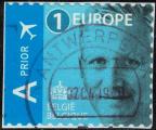 Belgique 2013 Oblitr rond Used Roi Philippe bleu Europe sur fragment SU
