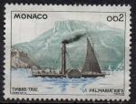 Monaco -Y.T.TA57 - La Palmaria ; bateau du XIXme sicle - oblitr -  1953