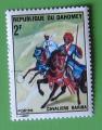 Dahomey 1970 - Nr 298 - Cavaliers Bariba (obl)