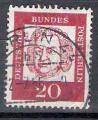 RFA Berlin 1961; Y&T n 183; 20p rouge