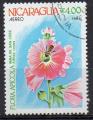 NICARAGUA N PA 1057 o Y&T 1984 Fleurs apicoles (Altha rosea)