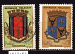 Afr. Madagascar.1963 / 66. N 391. 392. Obli.