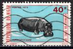 Niger 1973; Y&T n 279; 40F, faune, Hippopotame