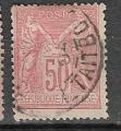 France  - 1890  - YT    n  98a oblitr, 