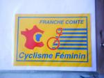 FRANCHE COMTE CYCLISME FEMININ  Autocollant VELO SPORT Cyclisme