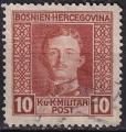 bosnie-herzegovine - n 123  obliter - 1917