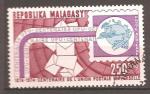 Madagascar 1974 YT PA 142 Obl Centenaire de l'UPU