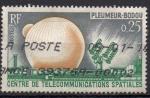 1360 - Tlcommunications spatiales:Pleumeur-Bodou - oblitr - anne 1962