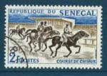 Sngal - oblitr - course de chevaux