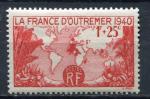 Timbre FRANCE 1940 Neuf *  N 453  Y&T France d'Outre Mer
