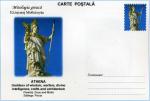 Carte postale, histoire, mythologie, Greeks Gods, Athena