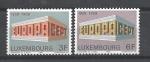 Europa 1969 Luxembourg Yvert 738 et 739 neuf ** MNH