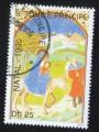 S. Tom et Principe 1990 Oblitr rond Used Stamp Natal en chemin pour l'Egypte
